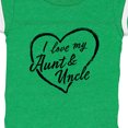 thumbnail image 4 of Inktastic I Love My Aunt and Uncle in Black Chalk Heart Boys or Girls Baby Bodysuit, 4 of 5