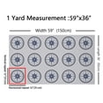 thumbnail image 3 of jejeloiu Compass Print Fabric by the Yard 5 Yards, Navy Gray Home Decor Fabric by the Yard, Nautical Sewing Fabric, Breathable Home Decor, 3 of 6