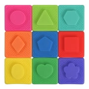 Spark Create Imagine Sensory Stacking Vinyl Blocks 9 Months+, 9 Pieces