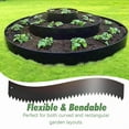 thumbnail image 5 of Datingday 10-Pack 8" Tall Galvanized Steel Landscape Edging (33FT Total) - 40"x8" Heavy Duty Metal Garden Border with 10" Stakes & Gloves for Superior Weed Blocking, Yard, Pathways, 5 of 8
