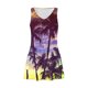 thumbnail image 4 of Vestido de Verano para las Mujeres Impresión Sexy sin Mangas Vestido de Hombro, Verano Casual Y Primavera, 4 of 5