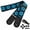 Blue Bloom, variant on AODSK Cotton Embroidery Guitar Strap 2" Adjustable for Acoustic Electric Bass Ukulele with Picks Guitarists Gift