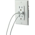 thumbnail image 2 of GE Ultra Pro 2 USB + 2 AC In-Wall Receptacle, 4.0A, White, 36064, 2 of 4