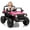 Rose Red, variant on Luku 12V Ride On Car for Kids, Ride On Toy w/Parent Remote, Spring Suspension, Bluetooth, Music & Horn, LED Light, 4.1MPH Max Speed, 3 Speeds, Electric Car for Kids Toddlers Age 3-8