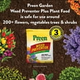 thumbnail image 5 of Preen Garden Weed Preventer Plus Plant Food - 13 lb. Bag - Covers 2,080 Sq. ft., 5 of 11