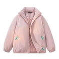 thumbnail image 2 of Womens Puffer Jacket Stand Collar Casual Lightweight Winter Warm Outerwear with Elastic Hem & Cuffs Zipper Pockets, 2 of 6