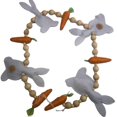 thumbnail image 1 of Easter Bunny Carrot Wreath Bead Decoration, 1 of 4