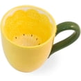 thumbnail image 2 of Lemon Drop Citrus Sunshine Yellow 12 ounce Dolomite Ceramic Mug, 2 of 2