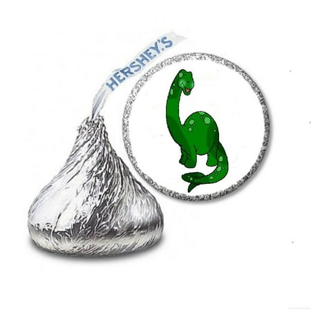 216 dinosaur labels stickers for hershey s kisses candies party