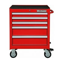 Westward Rolling Tool Cabinet, Red,Heavy Duty 32H894