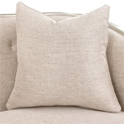 Michael Amini Camden Court Sofa - Natural Flax/Platinum