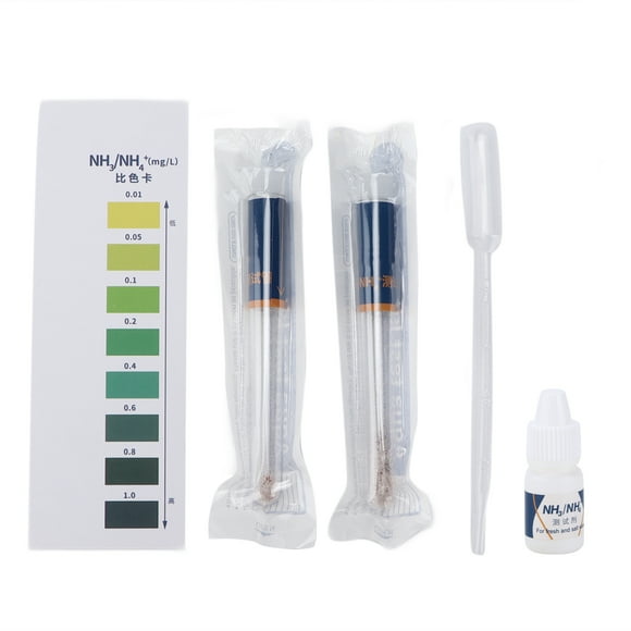ZNNGRNJE Aquarium Testing Agent Safe and Portable NH3 NH4 FreshWater Quality Testing Agent ZR721-10788