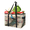 Multicolor 2, variant on Peach Puff Reusable Grocery Bags, Foldable Shopping Bags for Groceries with Handles, Large Grocery Tote for Kitchen, Market, Car, Trunk, Picnic