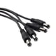 thumbnail image 3 of 40cm Una hembra de 2.1 mm Jack 2.1mm macho a 4 enchufes de alimentación de CC del divisor del cable adaptador para la cámara de circuito cerrado de televisión (Negro), 3 of 4