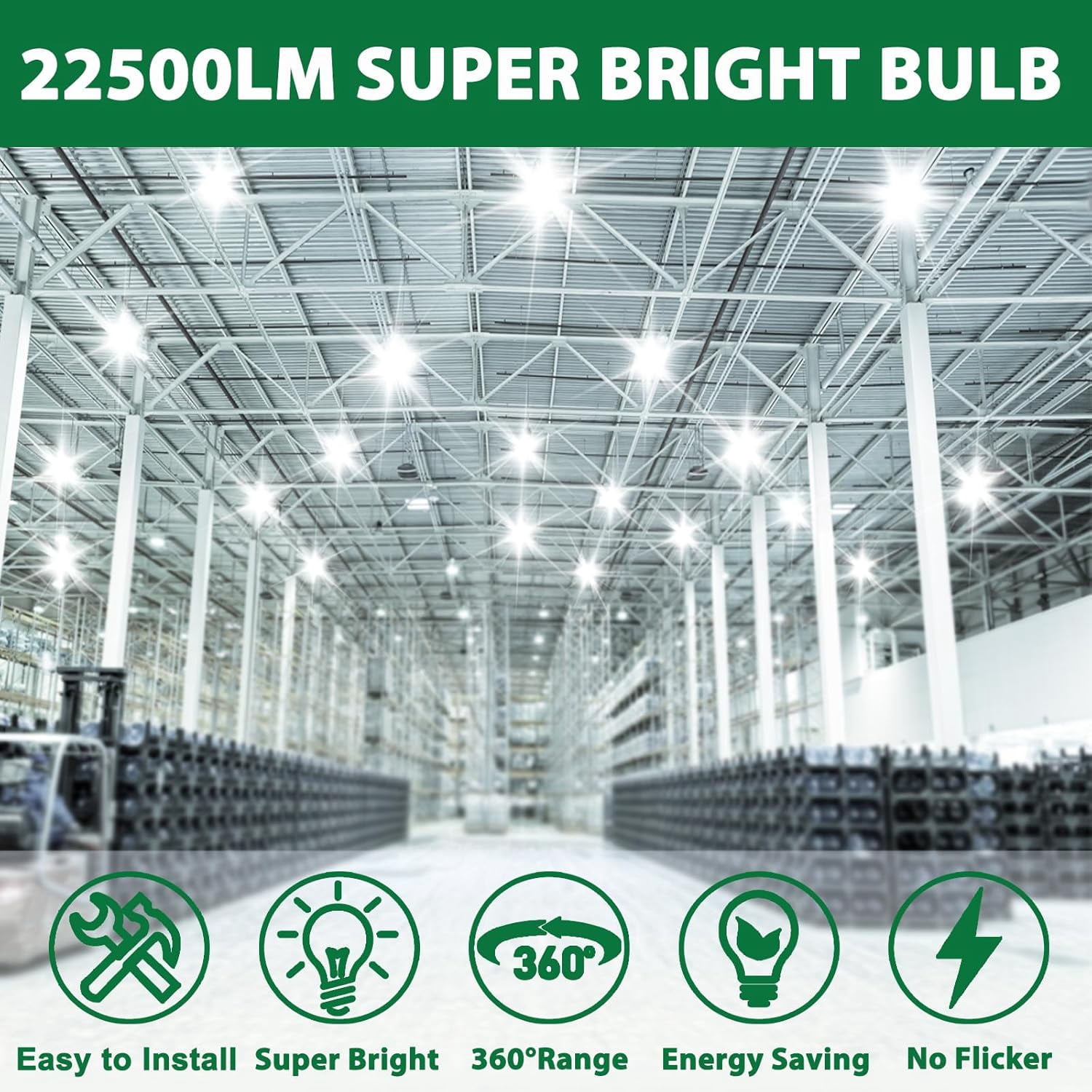 150W LED Corn Bulb, E26/E39 Mogul Base Lamp, 14000LM,5000K Daylight,AC85-265V, Replacement 350-400 Watt Metal Halide HID HPS CFL for Warehouse Parking Lot High Bay Light Fixture Garage Workshop