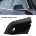 thumbnail image 3 of Door Rearview Mirror Cover Cap Replacement for  2017-2023, Black Painted High Strength Door Mirror Cover, Easy Install, 3 of 7
