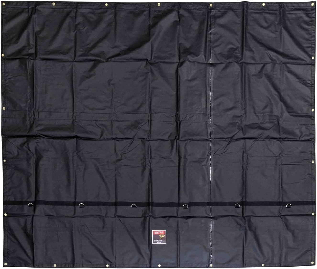 Heavy Duty Smoke Tarp For Flatbed Truck 18 Ounce Vinyl Load