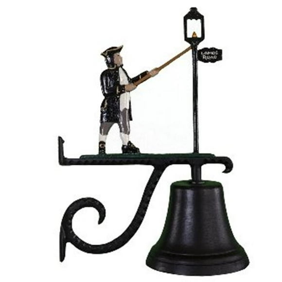 Cast Bell With Natural Color Lamplighter Ornament