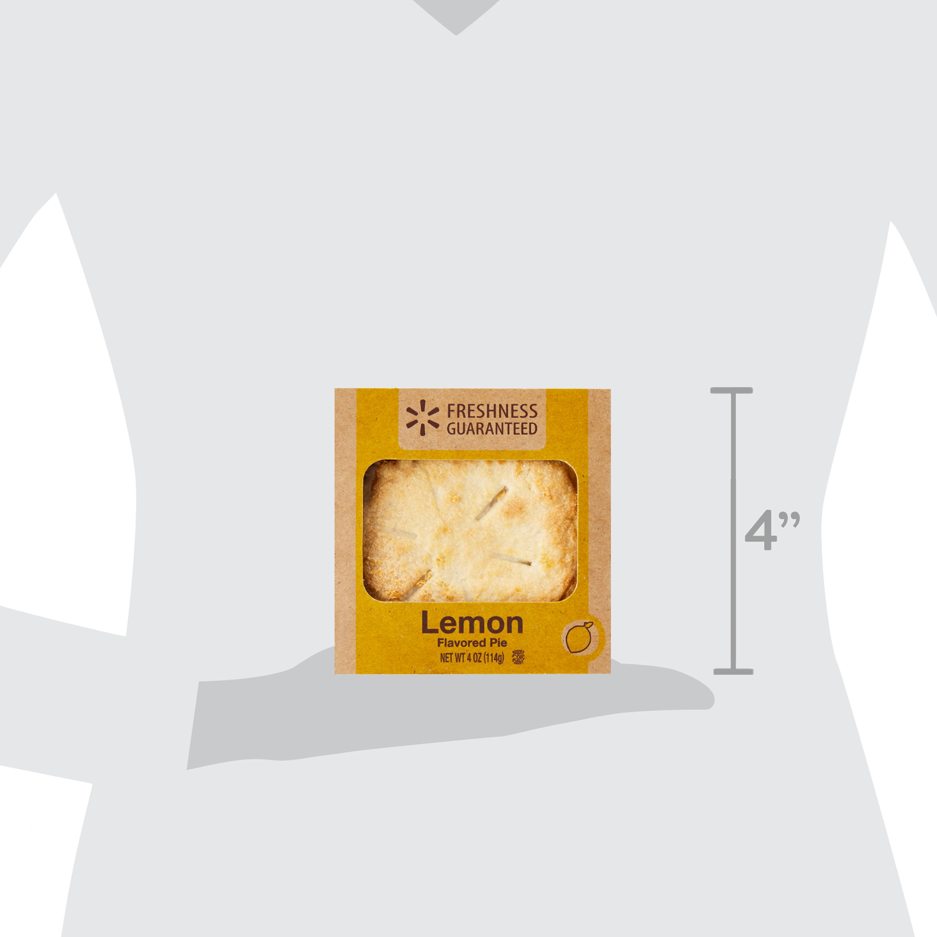 Freshness Guaranteed 4" Mini Lemon Pie, 4 oz Cardboard Box