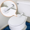 XIRQI Toilet Locks Baby Proof,Ideal Baby Proof Toilet Seat Lock with Adhesive,Toddler Safety Toilet Lock for Most Toilet Lid,White