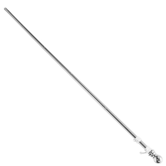 WHAMVOX 1 Set Cylindrical Stainless Steel Flag Pole for Garden Outdoor Activities