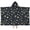 Dark Blue Sun, variant on Black Star Planet Moon Pattern Hooded Bath Towel,50"x30" for Ages 3 To 12 Kids, Quick Dry Lightweight Soft Microfiber Hood Beach Towel Cover Up for Kids