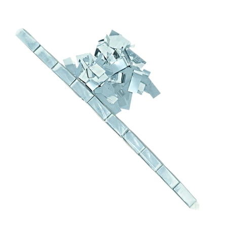 Ultimate Confetti - Silver Metallic Confetti - Speed Load Cannon Sleeve (1/4lb)