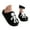 F, variant on Halloween Women Men Fuzzy Slippers Rubber Sole Slip on Soft-Lightweight Non Slip Platform Indoor House Shoes