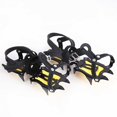 thumbnail image 1 of Greeniant Crampones ajustables de 10 dientes, equipo de escalada de acero al manganeso, pinzas antideslizantes para zapatos de hielo y nieve, dispositivo Escalada Greeniant OD008359-00, 1 of 1