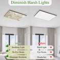 thumbnail image 5 of Sage Green Marble Magnetic Fluorescent Light Covers for Ceiling Lights 2x4 Feet, Contemporary Abstract Fluid Art Office Classroom Kitchen Drop Ceiling Light Covers Lighting Filters Shade Panel 1 Pack, 5 of 9