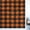 Orange, variant on Black Purple Plaid Window Privacy Film Stain Glass,Reusable Decorative Rainbow Window Film,Farmhouse Simple Buffalo Checked Static Cling Sun Blocking Stickers Decals Covers 17.7" x 39.3" (2pcs)
