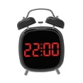 thumbnail image 2 of Reloj despertador digital electrónico LED con alarma y números grandes, de escritorio y pantalla grande. Rojo, 2 of 9