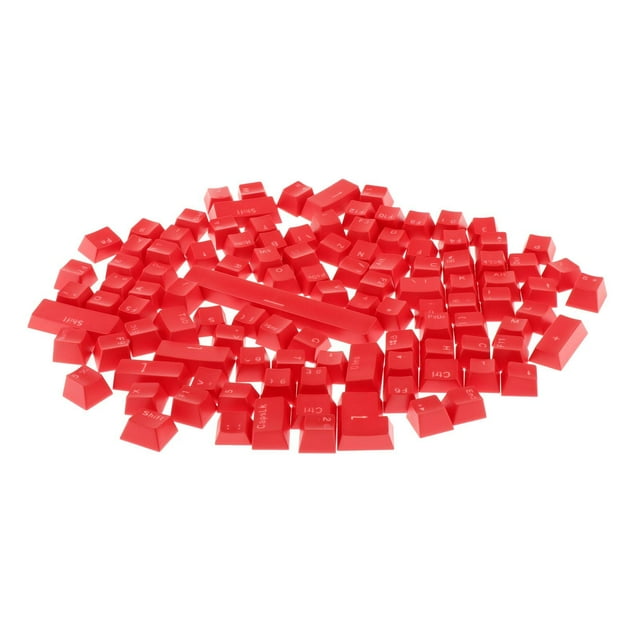 MERIGLARE 108-Key ABS Translucent Keys Key Replace for Mechanical Keyboard Custom, It to Red