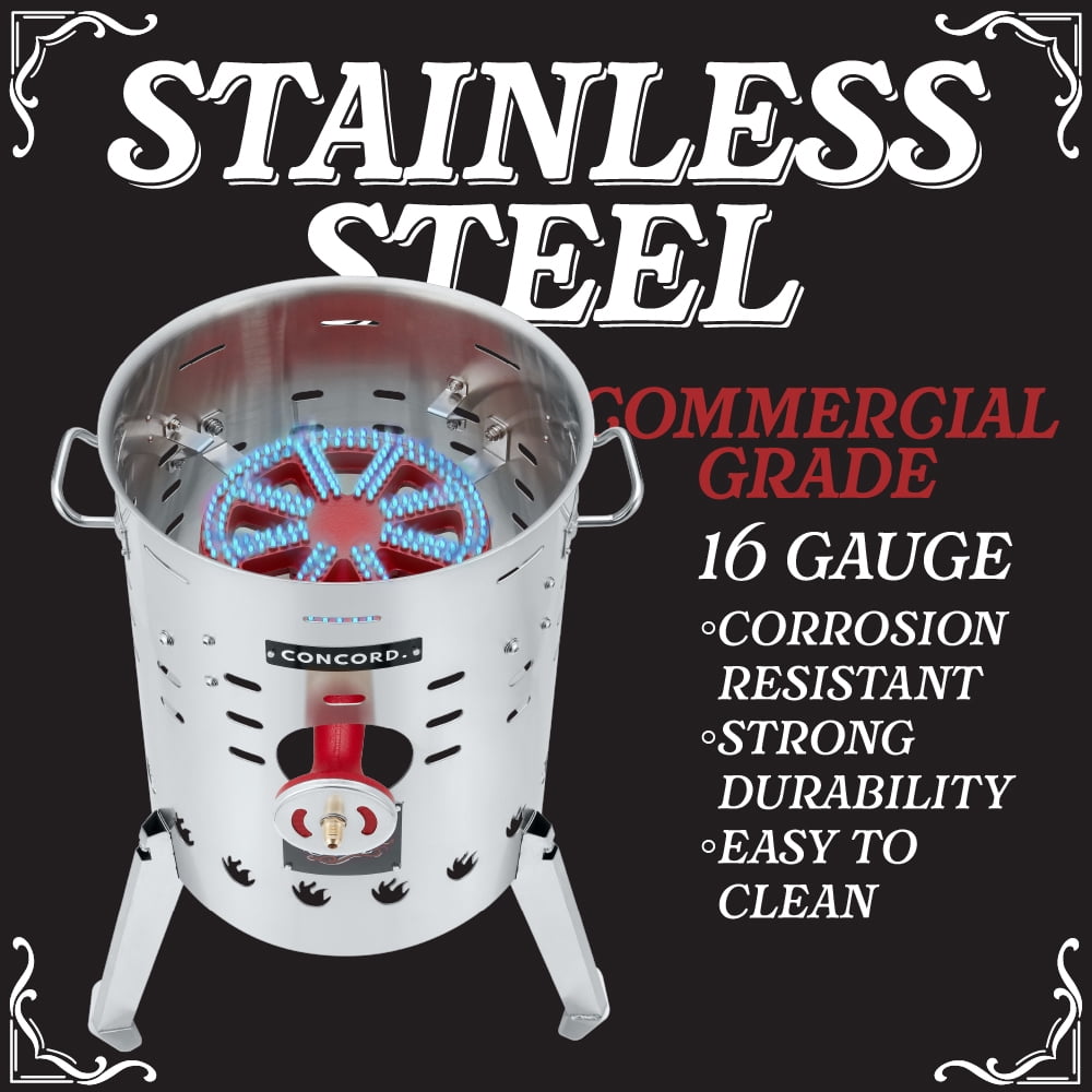CONCORD Stainless Steel El Grande Comal Stove (El Grande Stove)