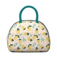 thumbnail image 2 of Bright Lemons Lunch Bag Women – Cute Yellow Fruit Design with Floral Accents, Leakproof & Insulated, Perfect for School, Office or I Love Lemons Gift Idea, 2 of 6