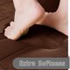 thumbnail image 3 of Juego de alfombras de baño Yimobra Memory Foam, 2 piezas, color marrón, 43 x 63+80 x 50 cm, 3 of 6