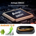 thumbnail image 4 of HK1 X4S Wireless Hdmi Display Adapter 4K Ultra HD Media Player WiFi 6 BT 5.0 32GB Streaming Video for iPhone iPad,Android Tiktok,YouTube Mirroring to TV HD Video Sync, 4 of 7