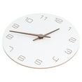 thumbnail image 4 of Round Wall ClockConcise Wall Clock Arabic Concise Wall Clock Wooden Wall Clock Rugged and Tough, 4 of 5