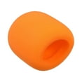 thumbnail image 4 of Cubierta de micrófono de espuma tipo bola gruesa Uxcell de color naranja, paquete de 5, 4 of 5