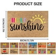 thumbnail image 3 of Jierger Summer Floor Mats Holiday Mats Welcome Door Mats Polyester Door Mat Beach Non Slip Floor Mat for Home Entrance, Outside Entry, Yard, Floor Summer Porch Decor 19.7 x 31.5 inch, 3 of 7