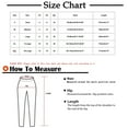 thumbnail image 3 of IROINNID Women's Casual Temperament Pants Solid Elastic Waist Slim Flare Comfy Trousers, 3 of 6