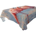 thumbnail image 4 of BZSMCE Square Tablecloth Flamingos Standing in Shallow Wate Pattern Tableclothes, 4 of 9