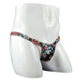 thumbnail image 2 of LowProfile Mens Underwear Fashion Sretch T-back Micro Thong Brief PantiesLowProfile MulticolorLowProfile, 2 of 5