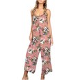 thumbnail image 1 of IROINNID Sleeveless Suspender Jumpsuit For Women Full-Length Casual Spaghetti Strap High Waist Wide Leg Jumpsuit Rompers Jumpsuit, 1 of 7