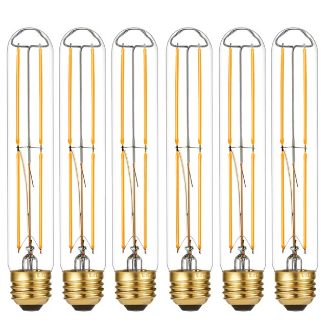 Bombilla LiteHistory, regulable, E26, 6 W, 600 lm, 2700 K, 60 W, paquete de 6