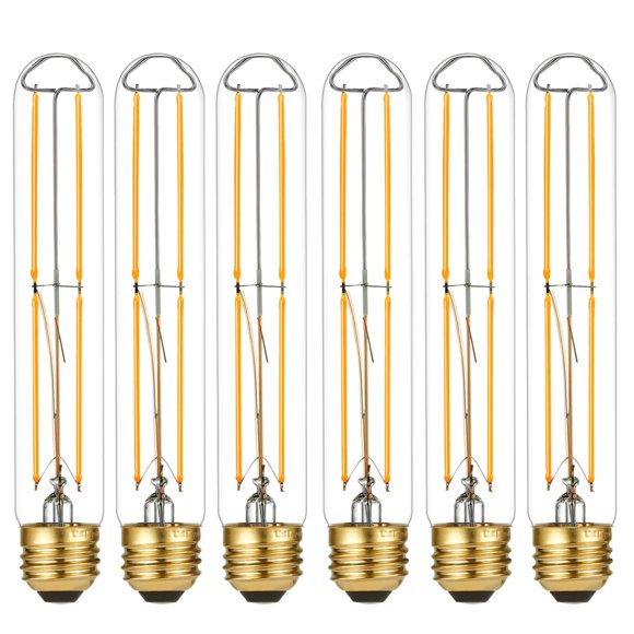Bombilla LiteHistory, regulable, E26, 6 W, 600 lm, 2700 K, 60 W, paquete de 6