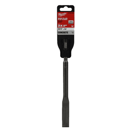 UPC: 0045242484720 | Milwaukee SDS-PLUS Self Sharpening 3/4  x 10  Flat Chisel Bit 48-62-6052