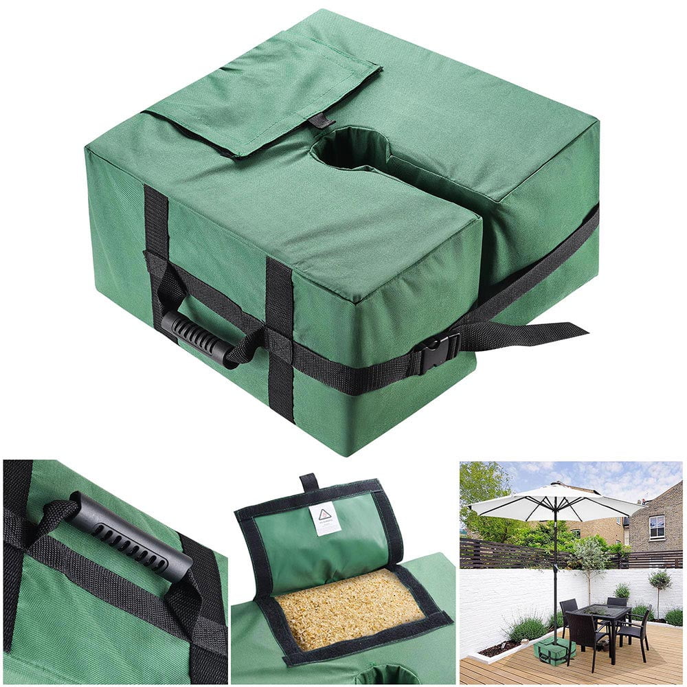 InstaHibit 16" Square Weight Sand Bag for Umbrella Offset Table Base