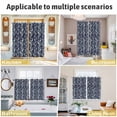 thumbnail image 5 of Vintage Floral Kitchen Curtains Window Panels, Spring Country Botanical Flowers Simple Insulated Window Treatment Curtain, Grommet Curtains for Bedroom/Living Room/Bathroom, 2 Piece 42"Wx54"L, 5 of 8
