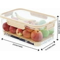 thumbnail image 6 of Outdoor Ice Preservation Box, Snackle Box with Handle, Double Layer Portable Kitchen Refrigerator Storage Box for Camping Picnic, 6 of 9